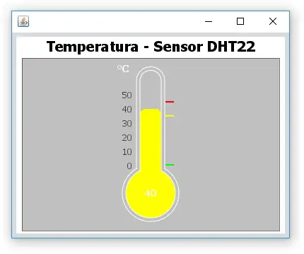 termómetro en tiempo real con Arduino y Java
