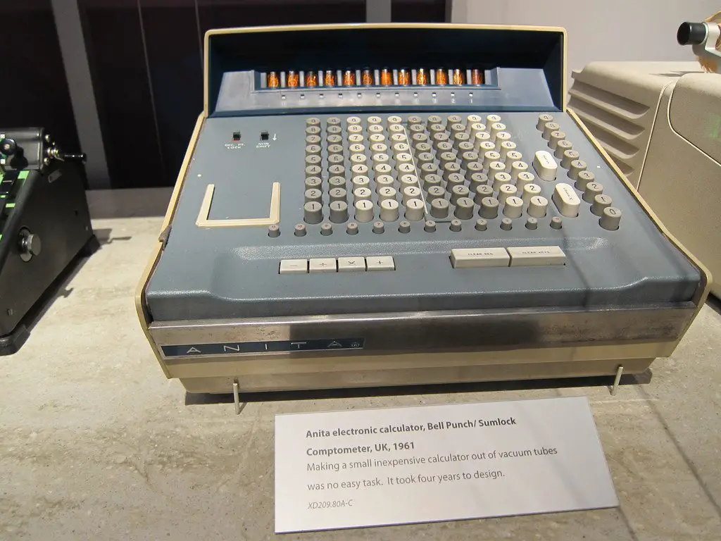 Sumlock ANITA, la primera calculadora electrónica