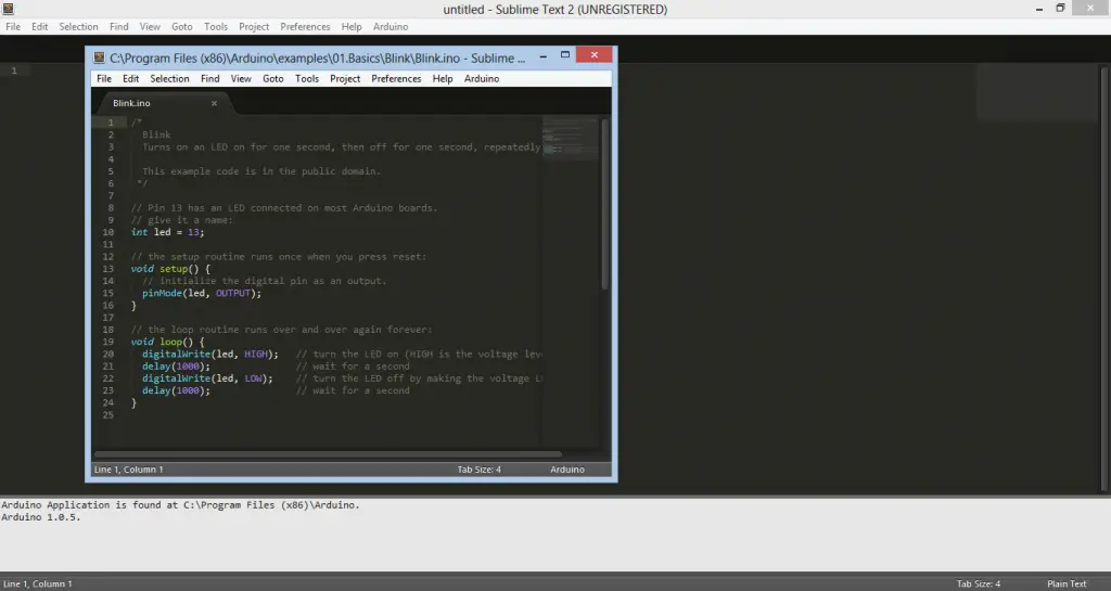 Sublime Text y Stino