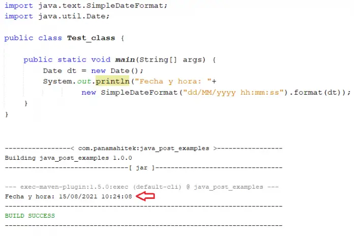 Manejo de el tiempo y las fechas en Java - Panama Hitek