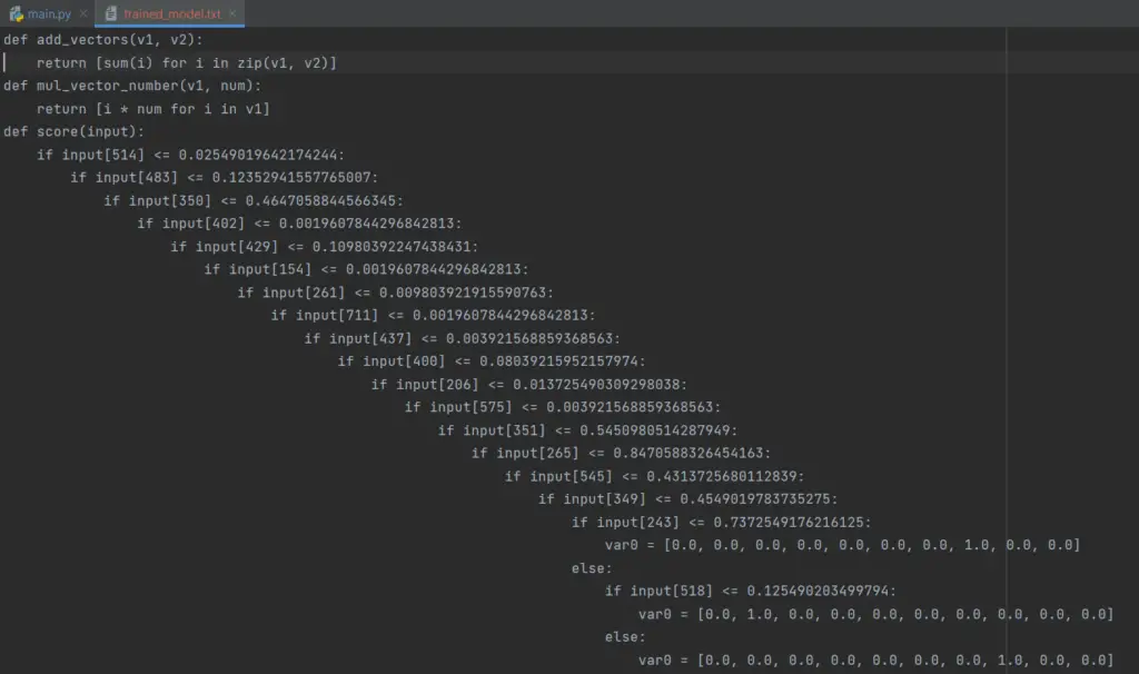 Convertir modelo de Machine Learning a código en Python