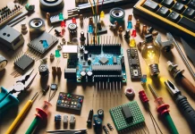 Alarma de seguridad láser con mini altavoz y LED incorporados