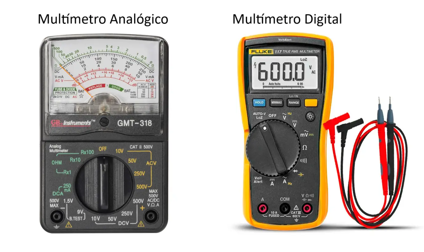 Multimetros analogicos y digitales